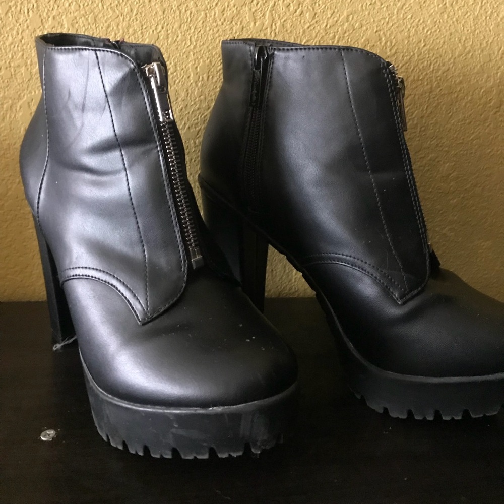 Black boots
